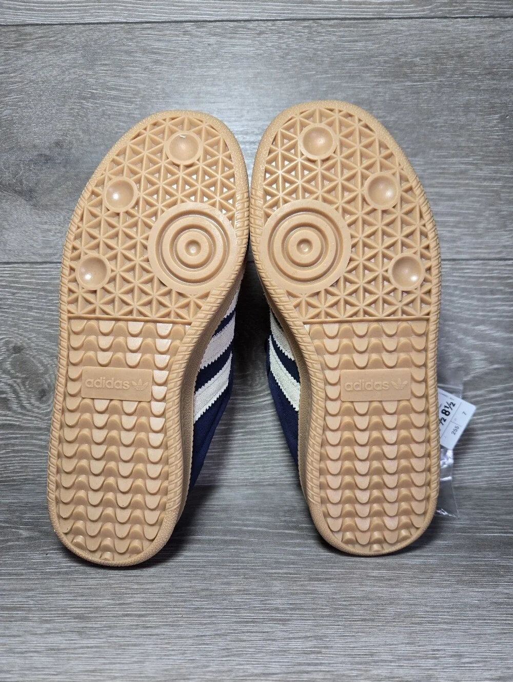 Adidas Samba XLG Indigo / Gum / Vanilla Sneakers Mens 7.5 / Womens 8.5 New